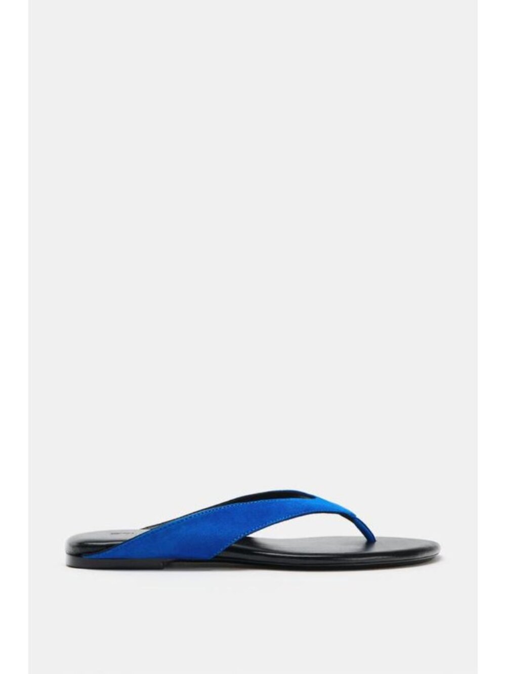 ZARA LEATHER TOE LOOP SANDALS